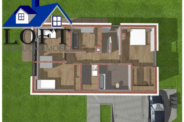 krakowski, Skawina, Radziszów, Radziszów Dom o pow 150m2 na działce 8a